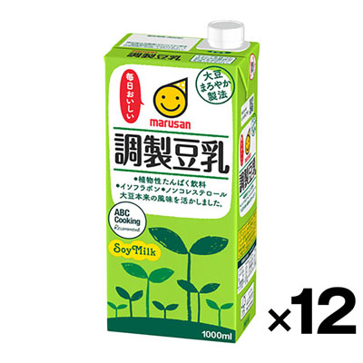 【ケース販売】調製豆乳　1000ml×12本