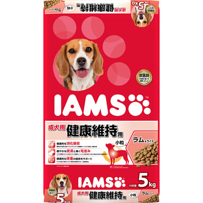 アイムス　成犬用健康維持用ラム&ライス小粒5kg