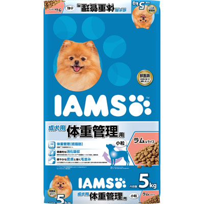アイムス　成犬用体重管理用ラム&ライス小粒5kg