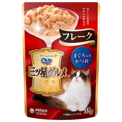 銀のスプーン 三ツ星グルメ パウチフレークまぐろ入りかつお35g