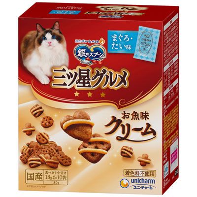 銀のスプーン 三ツ星グルメ お魚味クリーム まぐろ・たい味180g