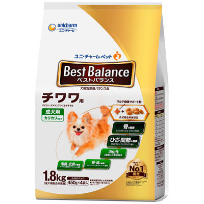 ベストバランス　カリカリ仕立て チワワ用1.8kg