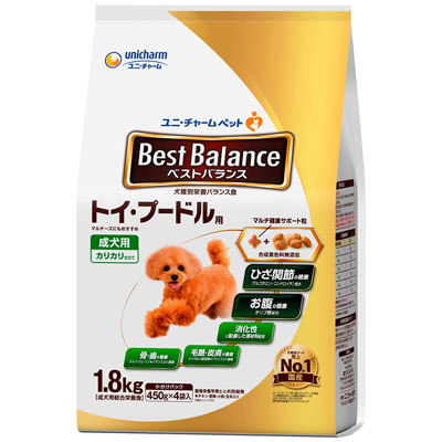 ベストバランス カリカリ仕立て トイ・プードル用1.8kg