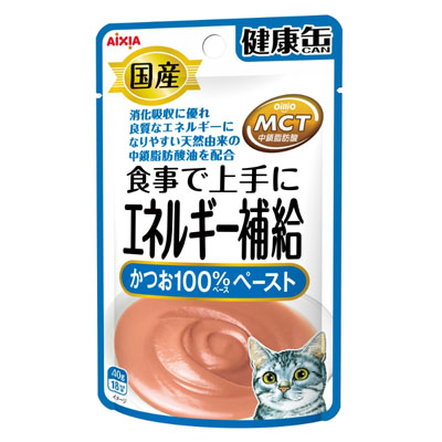 国産　健康缶パウチ　エネルギー補給　かつおペースト 40g