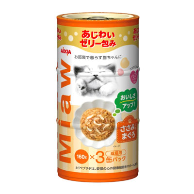 MiawMiaw3P ささみ入りまぐろ480g