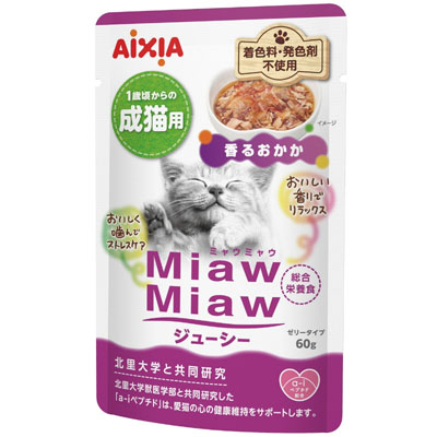 MiawMiaw　ジューシー 香るおかか 60g