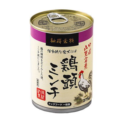 納得素材 鶏頭缶ミンチ375g