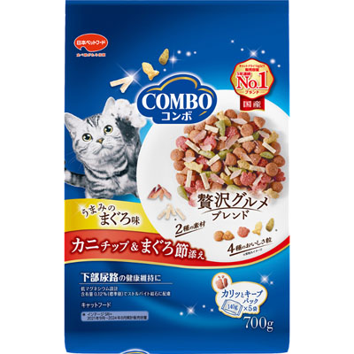コンボ　キャット　まぐろ味・カニチップ・まぐろ節添え 700g