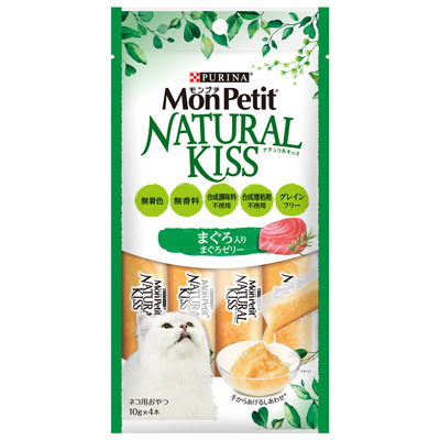 モンプチ ナチュラルキッス まぐろ入りまぐろゼリー40g