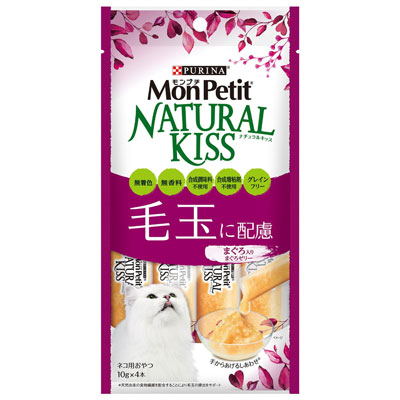 モンプチ ナチュラルキッス 毛玉に配慮 まぐろ入りまぐろゼリー40g