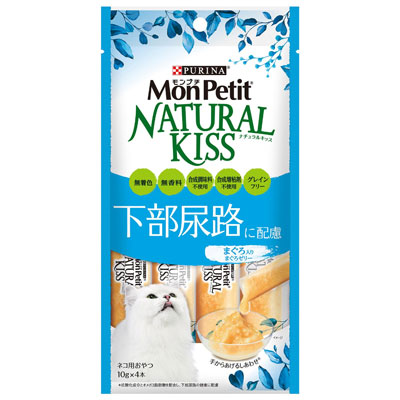 モンプチ ナチュラルキッス 下部尿路に配慮 まぐろ入りまぐろゼリー40g