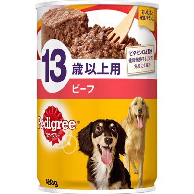 ペディグリー 13歳以上用 ビーフ400g