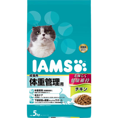 アイムス 成猫用 体重管理用 チキン5kg