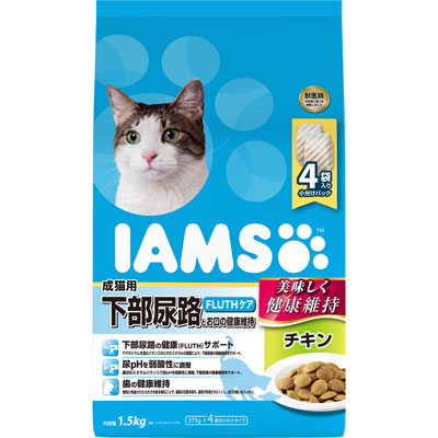 アイムス 成猫用 下部尿路とお口の健康維持 チキン1.5kg