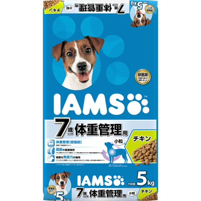 アイムス　7歳以上用体重管理用チキン小粒5kg