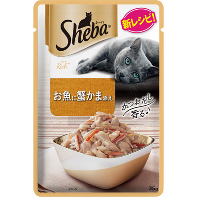 シーバ　リッチ　お魚に蟹かま添え35g