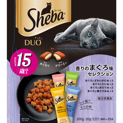 シーバデュオ 15歳以上 香りのまぐろ味セレクション200g