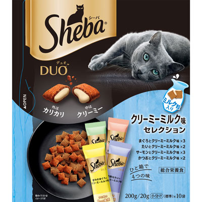 シーバデュオ クリーミーミルク味セレクション200g