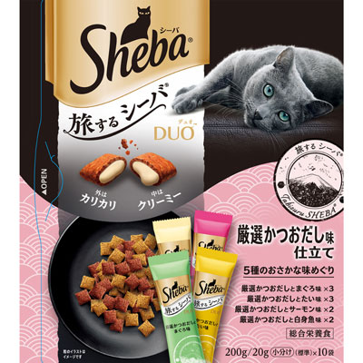 シーバデュオ 旅するシーバ 厳選かつおだし味仕立て 5種のおさかな味めぐり200g
