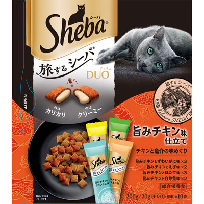シーバデュオ 旅するシーバ 旨みチキン味仕立て チキンと魚介の味めぐり200g