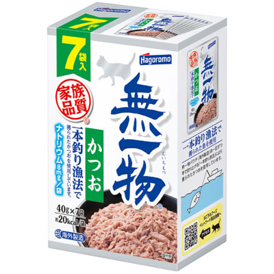 無一物パウチかつお一本釣り7個パック40g×7