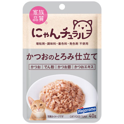 にゃんチュラルパウチかつおのとろみ仕立て40g