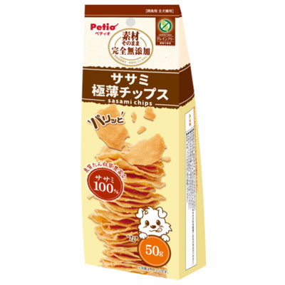 素材そのまま 完全無添加 ササミ パリッと 極薄チップス50g