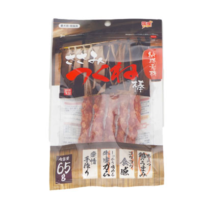 納得素材 ささみつくね棒65g