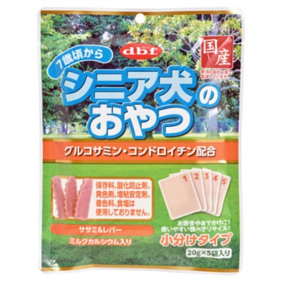 シニア犬のおやつ グルコサミン・コンドロイチン配合100g(20g×5)