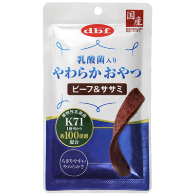 乳酸菌入り やわらかおやつ ビーフ&ササミ40g