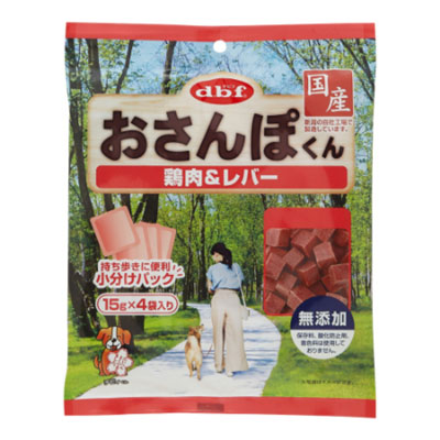 おさんぽくん 鶏肉&レバー60g(15g×4)