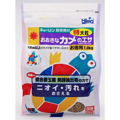 ひかり おおきなカメのエサ特大粒1kg