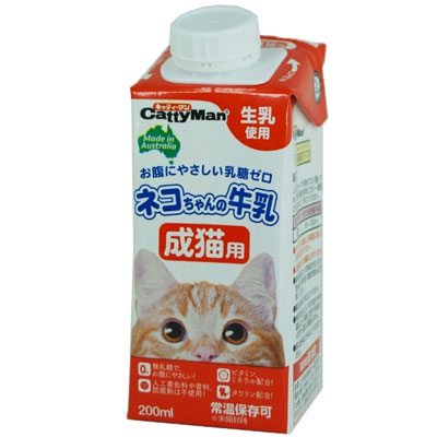 ネコちゃんの牛乳 成猫用200ml