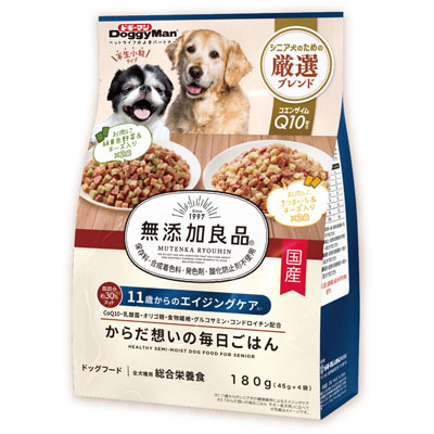 無添加良品 からだ想いの毎日ごはん 11歳からのエイジングケア180g(45gX4)