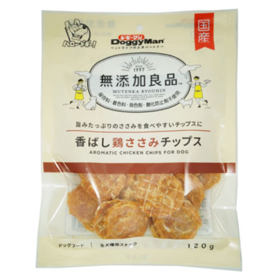 無添加良品 香ばし鶏ささみチップス120g