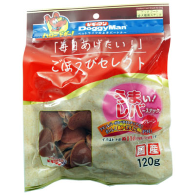 ごほうびセレクト うまい!レバースナック プレーン120g