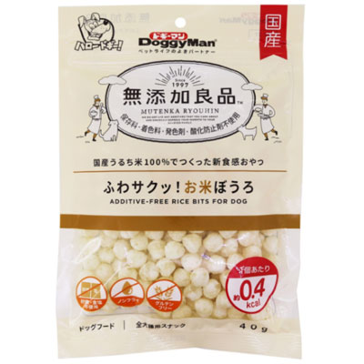 無添加良品 ふわサクッ!お米ぼうろ40g