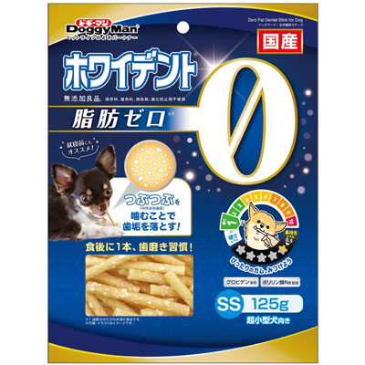 ドギーマン　ホワイデント　脂肪ゼロSS125g