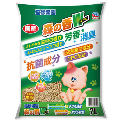 猫砂楽園 森の香ダブル7L