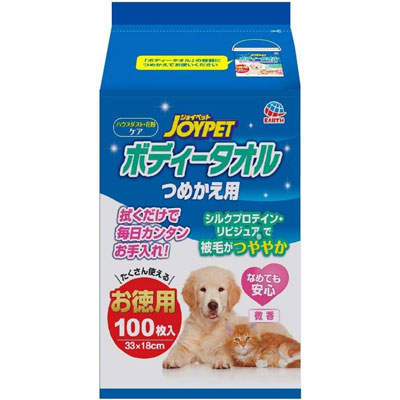 ジョイペット ボディータオル ペット用 詰替100枚