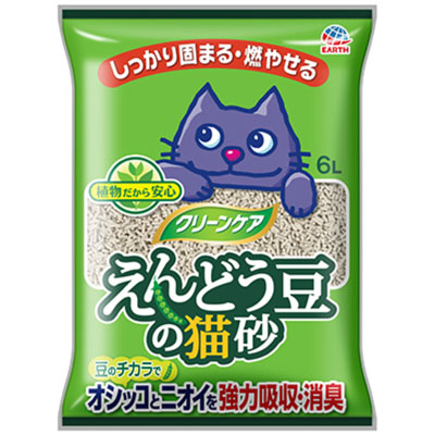 クリーンケア えんどう豆の猫砂6L