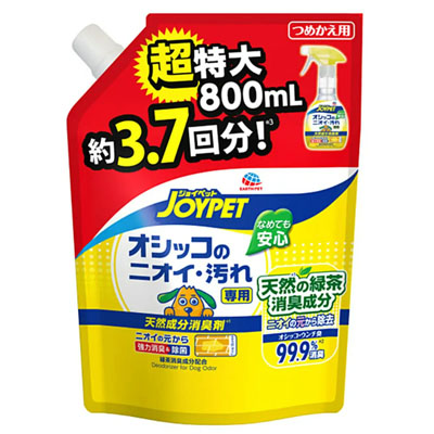 ジョイペット　天然消臭オシッコニオイ汚れ詰替800ml