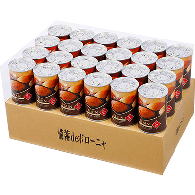 【送料無料】備蓄deボローニャ プレーン 24缶