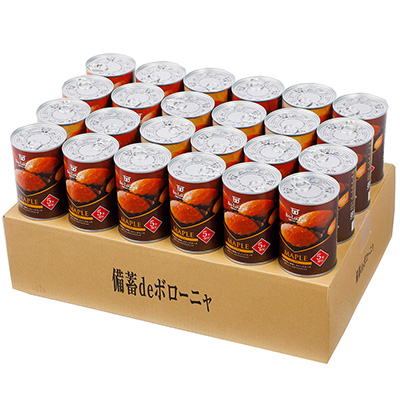 【送料無料】備蓄deボローニャ メープル 24缶