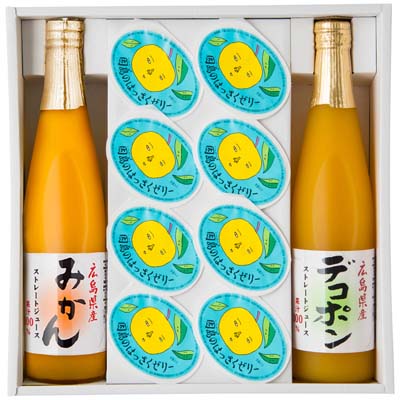 【送料込み】八朔ゼリー入果樹園セット