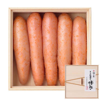 【送料込み】<福さ屋>北海道産 辛子明太子 無着色 「博多」　250g
