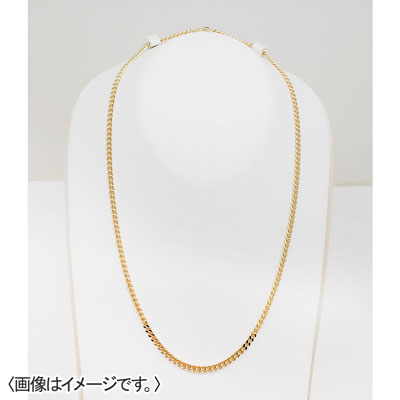 18金イエローゴールド　2面シングル　喜平ネックレス　50ｇ　50cm　中留シングル