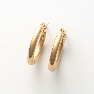 K18フープピアス