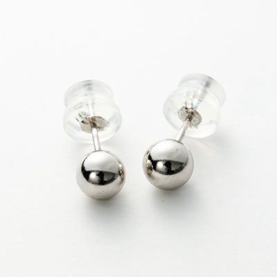 プラチナ丸玉ピアス（約5mm）