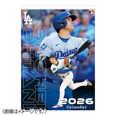 大谷翔平　2026年　壁掛けカレンダー
